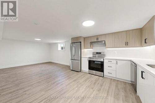 Lower/Bsmt - 655 O'Connor Drive, Toronto, ON - Indoor Photo Showing Kitchen