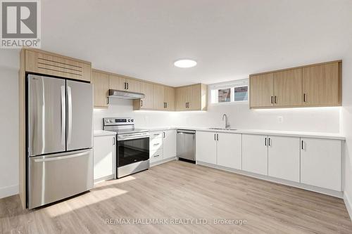 Lower/Bsmt - 655 O'Connor Drive, Toronto, ON - Indoor Photo Showing Kitchen