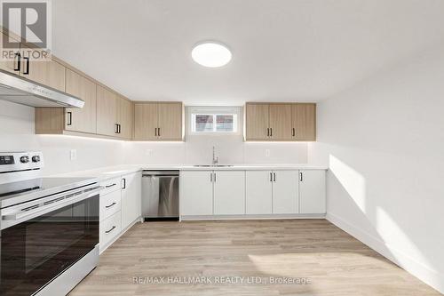 Lower/Bsmt - 655 O'Connor Drive, Toronto, ON - Indoor Photo Showing Kitchen