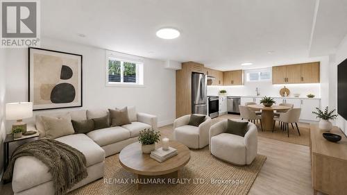 Lower/Bsmt - 655 O'Connor Drive, Toronto, ON - Indoor Photo Showing Living Room