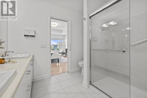 5 Piece ensuite with standing shower & soaker tub - 143 Stonemeadow Drive, Ottawa, ON - Indoor Photo Showing Bathroom