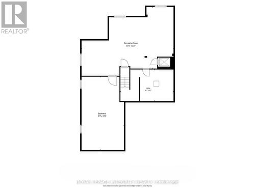 Basement floor plan - 143 Stonemeadow Drive, Ottawa, ON - Other