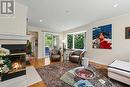 176 Sanford Avenue, Ottawa, ON  - Indoor Photo Showing Living Room With Fireplace 