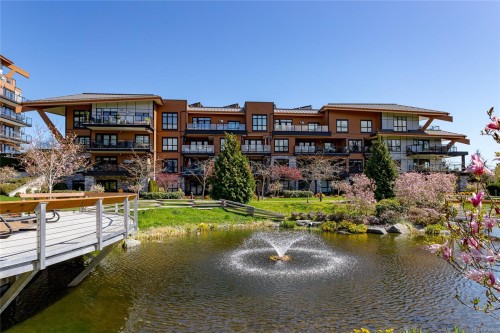 #105-745 Travino Lane, Saanich, BC - Outdoor With Body Of Water
