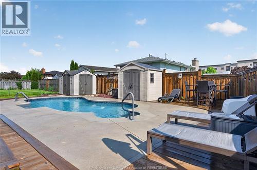 8492 Jerome, Windsor, ON - Outdoor With In Ground Pool