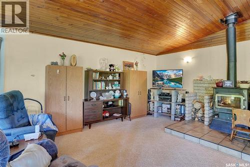 701 Tatanka Drive, Buffalo Pound Lake, SK - Indoor With Fireplace