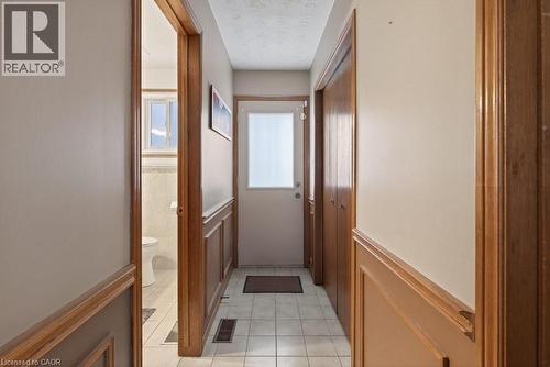 side door to outside - 42 Lasila Court, Hamilton, ON 