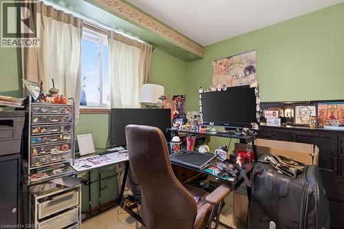 home office was previously extra kitchen - 42 Lasila Court, Hamilton, ON 