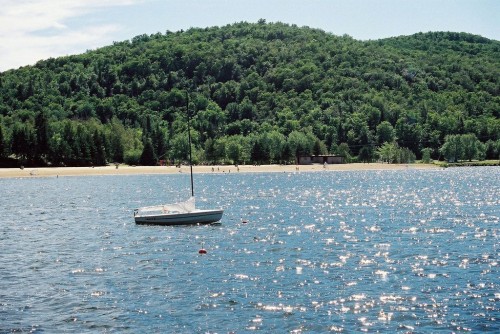 Nearby - 330  - 330A Rue De L'Edelweiss, Sainte-Agathe-Des-Monts, QC - Outdoor With Body Of Water With View