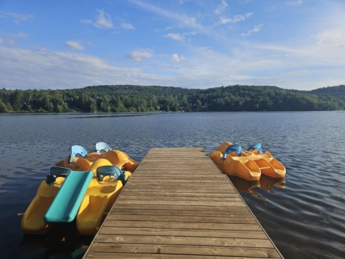 Nearby - 330  - 330A Rue De L'Edelweiss, Sainte-Agathe-Des-Monts, QC - Outdoor With Body Of Water With View