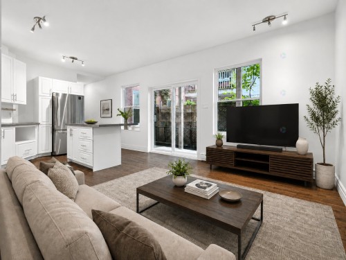 Salon - 792 Av. Marin, Montréal (Le Sud-Ouest), QC - Indoor Photo Showing Living Room