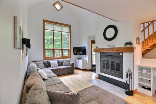 Salon - 5010 Ch. Du Parc, Orford, QC - Indoor Photo Showing Living Room With Fireplace