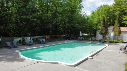 Piscine - 5010 Ch. Du Parc, Orford, QC - Outdoor With In Ground Pool With Backyard