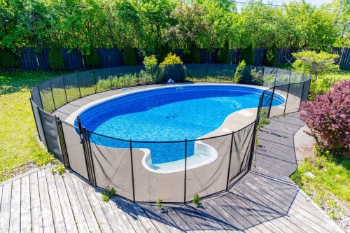 Pool - 14 Rue Dragon, Kirkland, QC - Outdoor With In Ground Pool With Deck Patio Veranda With Backyard