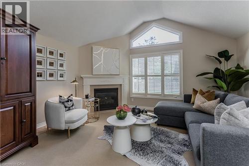 4153 Arbourfield Drive, Burlington, ON - Indoor Photo Showing Living Room With Fireplace