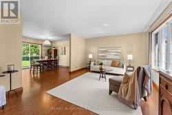 Nicely set off the kitchen/dining area. - 