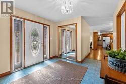 Double closets on both sides of the door. - 