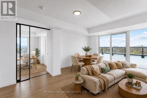 1113 - 1050 Eastern Avenue, Toronto, ON - Indoor Photo Showing Living Room