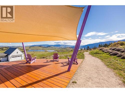 Yoga Platform - 185 Diamond Way, Vernon, BC - Outdoor With Deck Patio Veranda With View
