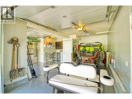 7001 Barcelona Drive Unit# 33, Kelowna, BC - Indoor Photo Showing Garage