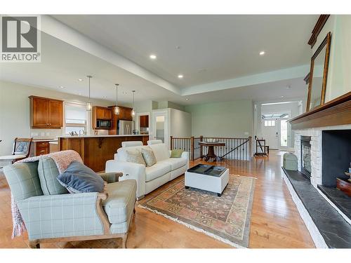 210 Dormie Place, Vernon, BC - Indoor Photo Showing Living Room With Fireplace