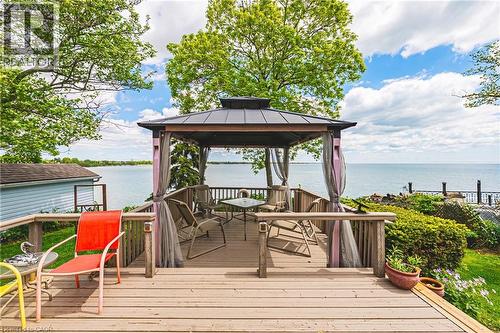 52 Wilcox Drive, Peacock Point, ON - Outdoor With Body Of Water With Deck Patio Veranda