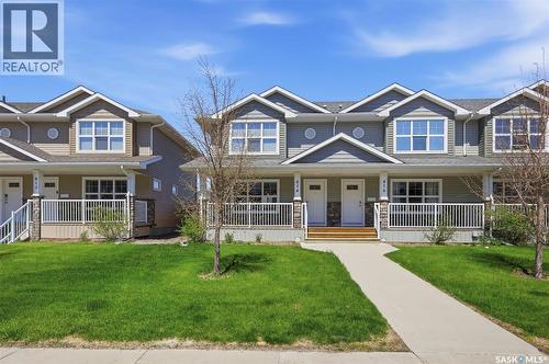 414 Maningas Bend, Saskatoon, SK - Outdoor With Deck Patio Veranda With Facade