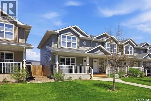 414 Maningas Bend, Saskatoon, SK - Outdoor With Deck Patio Veranda With Facade