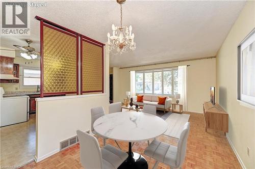 virtually staged - 106 Kimberly Crescent, Kitchener, ON - Indoor Photo Showing Dining Room
