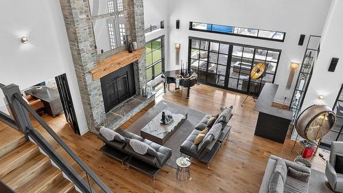 13210 Mccreight Road, Lake Country, BC - Indoor With Fireplace