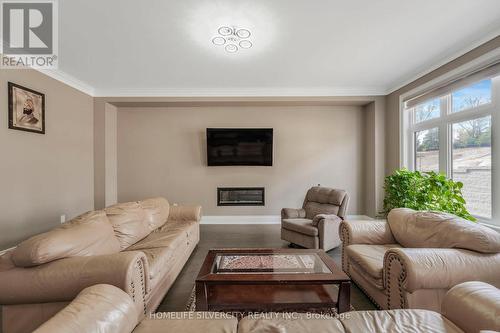 85 James Walker Avenue, Caledon, ON - Indoor Photo Showing Living Room With Fireplace