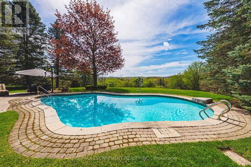 2 Anslow Court, Hamilton, ON - Outdoor With In Ground Pool With Backyard