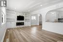 124 Riddell Crescent, Regina, SK  - Indoor With Fireplace 