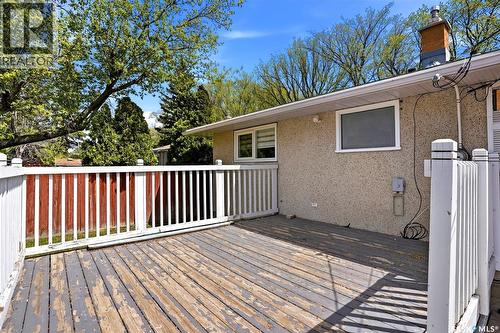 124 Riddell Crescent, Regina, SK - Outdoor With Deck Patio Veranda With Exterior