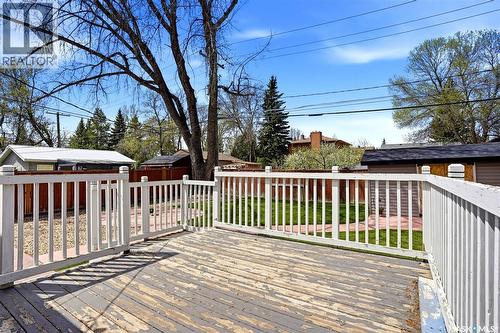 124 Riddell Crescent, Regina, SK - Outdoor With Deck Patio Veranda