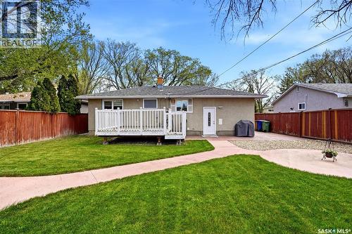 124 Riddell Crescent, Regina, SK - Outdoor With Deck Patio Veranda