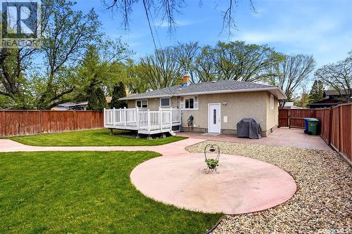 124 Riddell Crescent, Regina, SK - Outdoor With Deck Patio Veranda