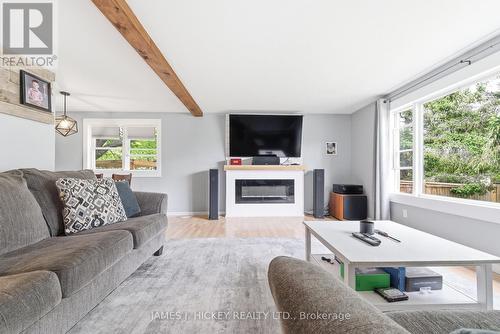 1 Tamarack Street, Deep River, ON - Indoor Photo Showing Living Room With Fireplace