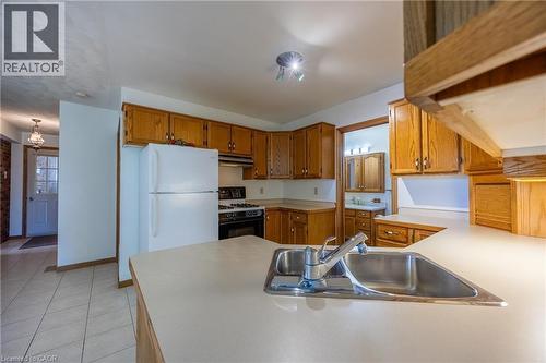 1712 Vittoria Road, Vittoria, ON - Indoor Photo Showing Kitchen With Double Sink