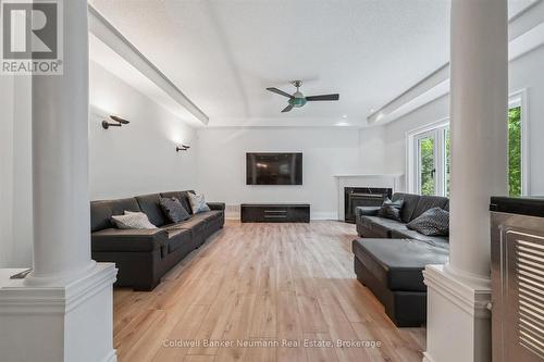 32 Forest Ridge Road, Erin, ON - Indoor Photo Showing Living Room With Fireplace