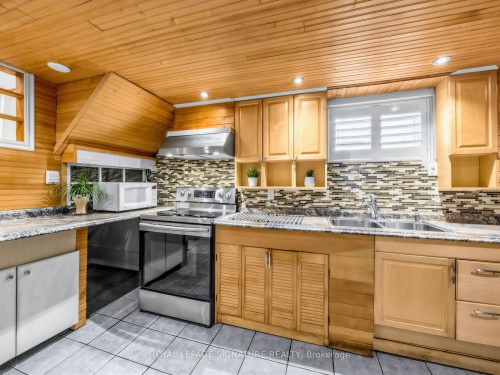 67 Ellington Drive, Toronto, ON - Indoor Photo Showing Kitchen With Double Sink