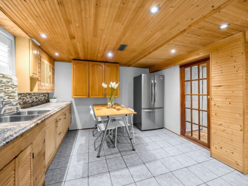 67 Ellington Drive, Toronto, ON - Indoor Photo Showing Kitchen With Double Sink