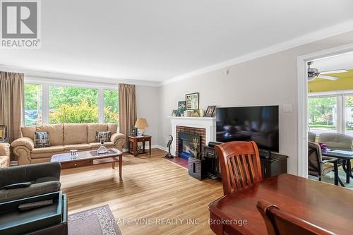 2201 Braeside Avenue, Ottawa, ON - Indoor Photo Showing Living Room With Fireplace