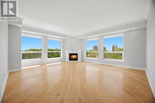 503 - 50 Old Mill Road, Oakville, ON - Indoor Photo Showing Living Room With Fireplace