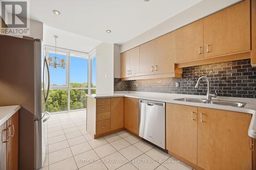 503 - 50 Old Mill Road, Oakville, ON - Indoor Photo Showing Kitchen With Double Sink