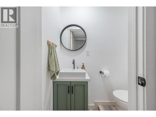 Main Home - 2pc Bath (Basement) - 302 Bass Avenue, Enderby, BC - Indoor Photo Showing Bathroom