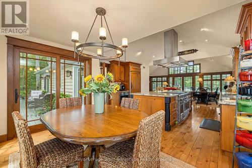 Kitchen dining area with sliding glass walkout - 5 Fallingview Trail, Seguin, ON 
