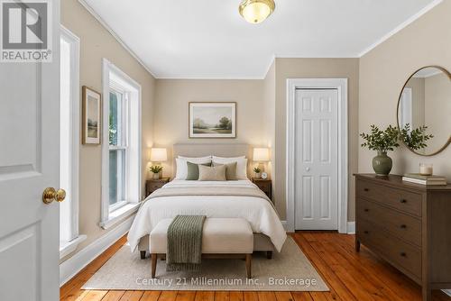 Virtually Staged - 26 Victoria Avenue, Grey Highlands, ON - Indoor Photo Showing Bedroom