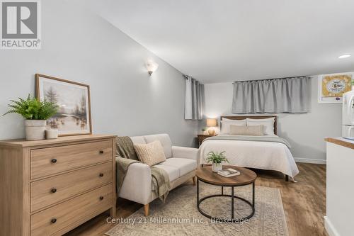 Virtually Staged - 26 Victoria Avenue, Grey Highlands, ON - Indoor Photo Showing Bedroom