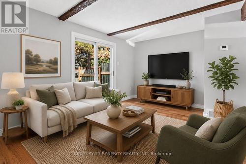 Virtually staged using AI - C - 1472 Heatherington Road, Ottawa, ON - Indoor Photo Showing Living Room